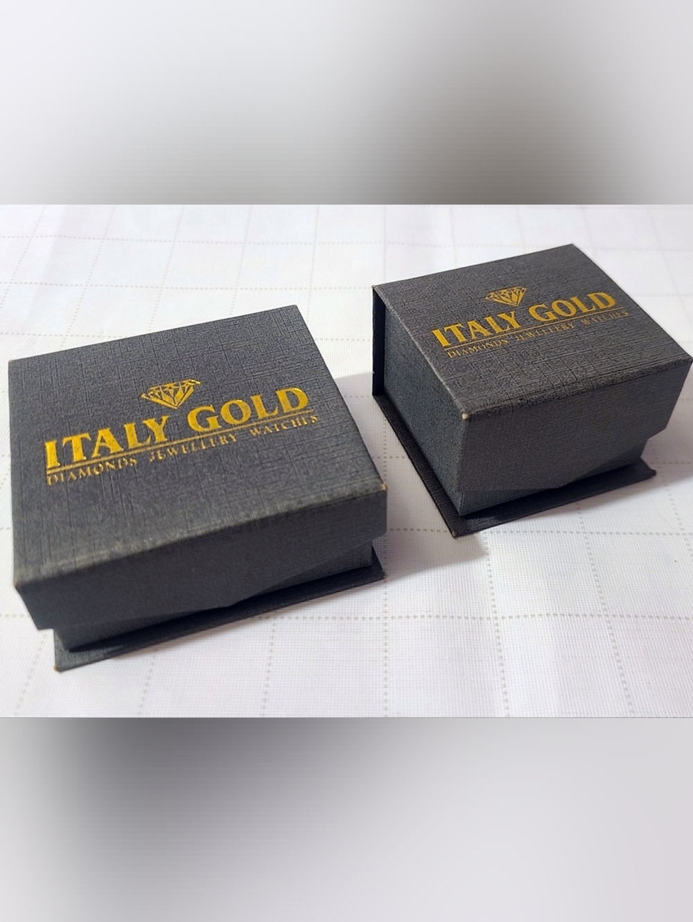 Italy Gold - ONE Ring Jewelry Jewellery Storage Box Case